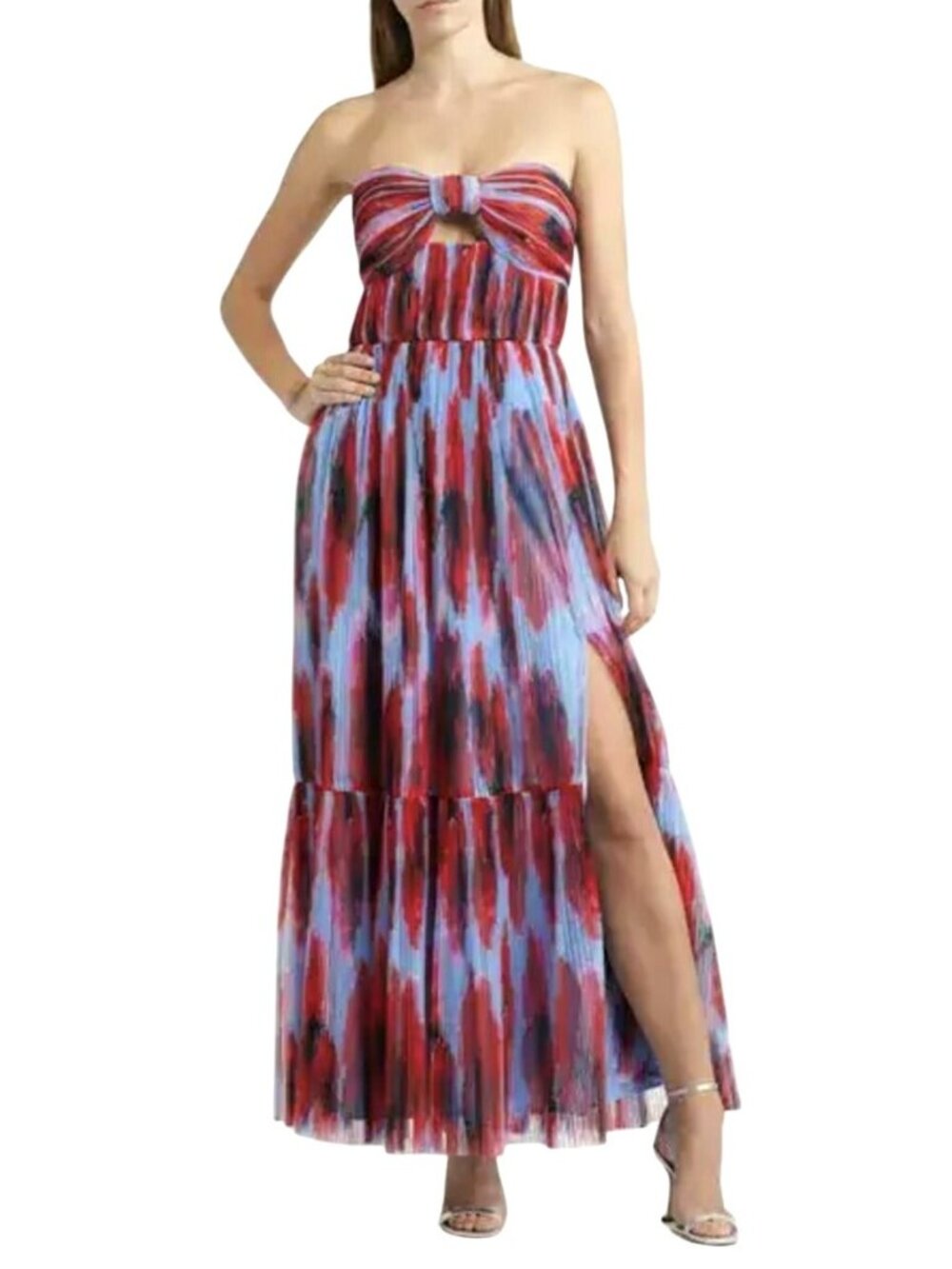 New Hutch Micah Strapless Tulle Gown Maxi Dress Size 0